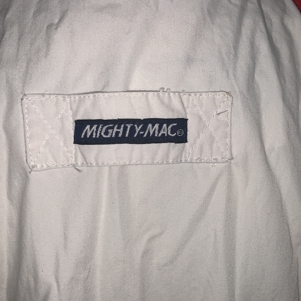 Vintage Mighty Mac Bomber Jacket Windbreaker 2x - image 6